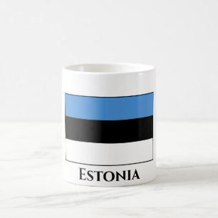 Estonia (Estonian) Flag Coffee Mug