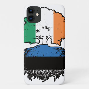 Estonia Estonian Irish Ireland Tree Roots Flag Case-Mate iPhone Case