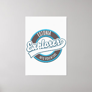 Estonia Explorer into adventure  Canvas Print
