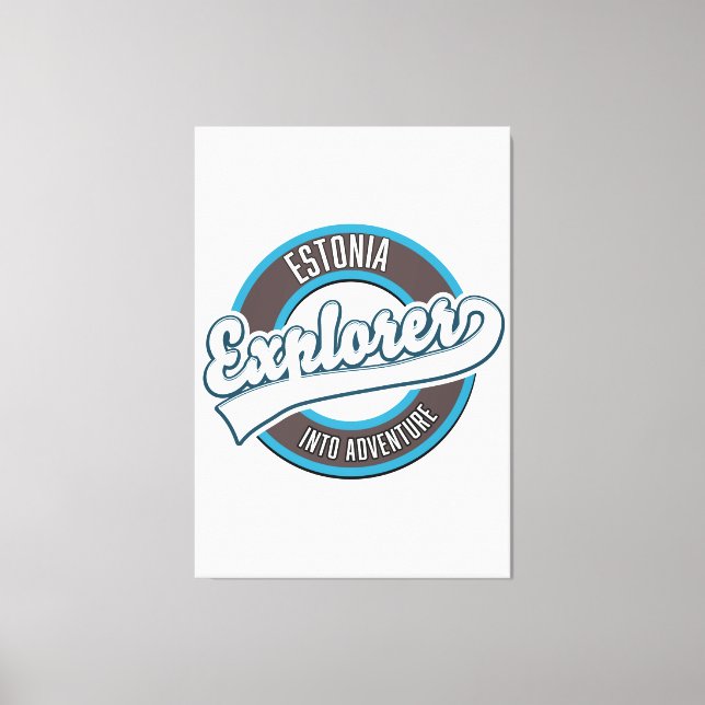 Estonia Explorer into adventure  Canvas Print (Front)