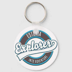 Estonia Explorer into adventure  Key Ring