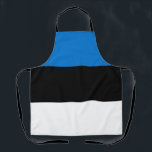 Estonia Flag Apron<br><div class="desc">Patriotic flag of Estonia.</div>