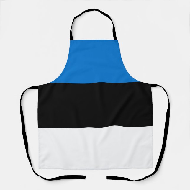 Estonia Flag Apron (Front)