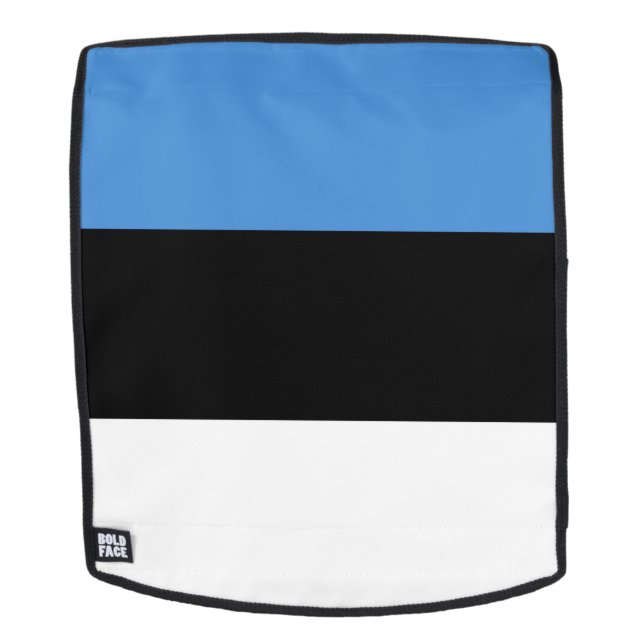 Estonia Flag Backpack (Removable Face)