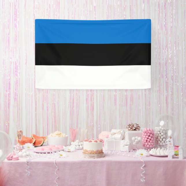 Estonia flag banner (Party)