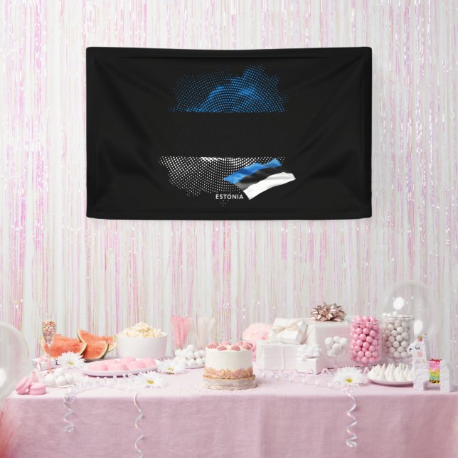 Estonia flag banner (Party)