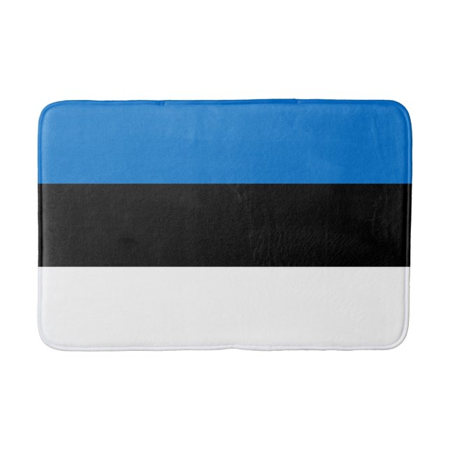 Estonia Flag Bath Mat (Front)