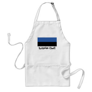 Estonia flag Chef apron
