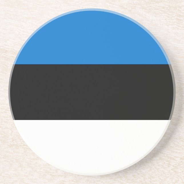 Estonia Flag Coaster (Front)