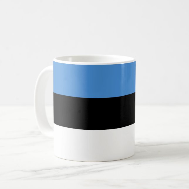 Estonia Flag Coffee Mug (Front Left)