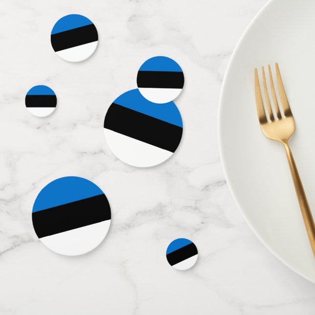 Estonia flag confetti (Group)