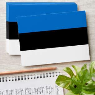 Estonia flag envelope