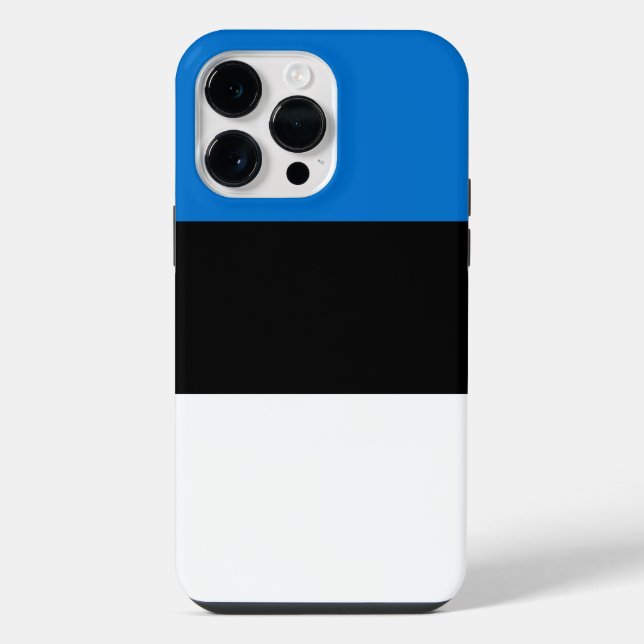 Estonia flag iPhone case (Back)