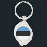 Estonia Flag Key Ring<br><div class="desc">Estonia Flag</div>