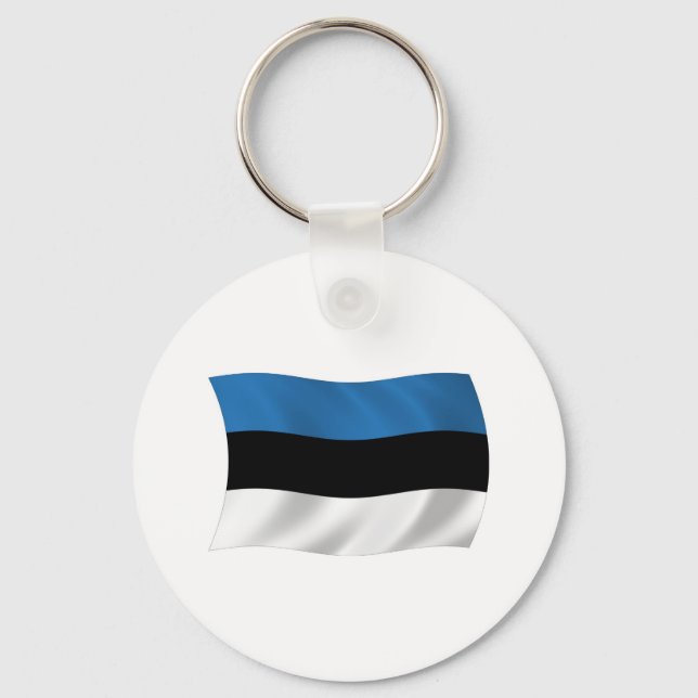 Estonia Flag Keychain (Front)