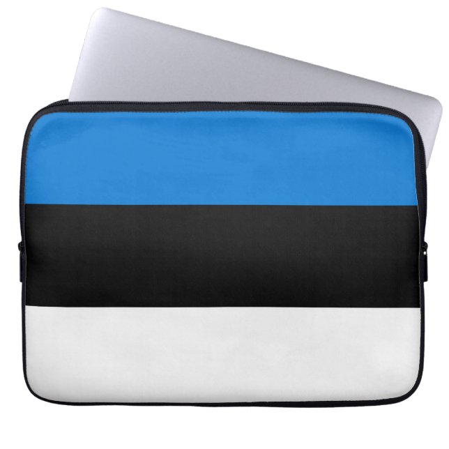Estonia flag laptop sleeve (Front)
