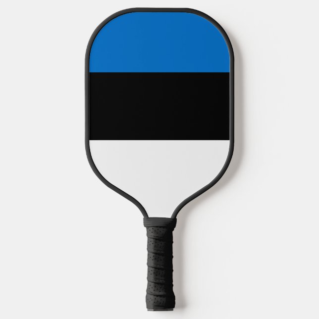 Estonia flag pickleball paddle (Front)