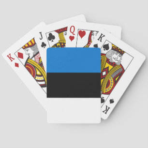 Estonia Flag Playing Cards