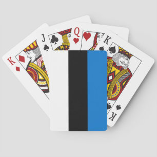 Estonia Flag Playing Cards