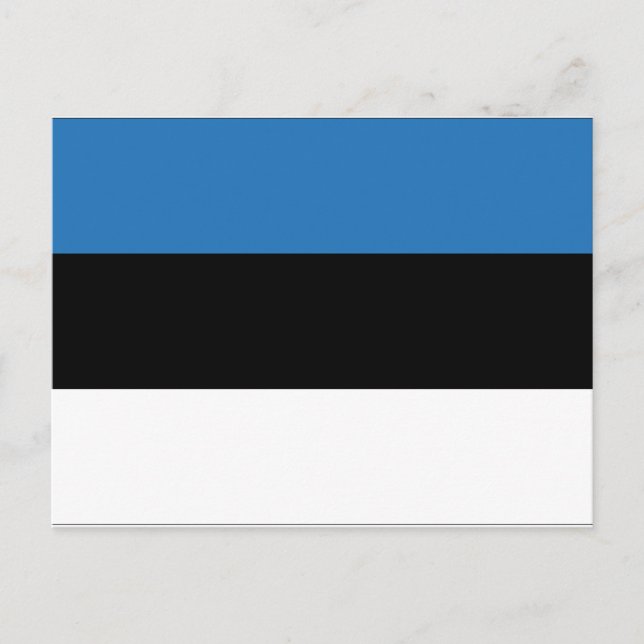 Estonia Flag Postcard (Front)