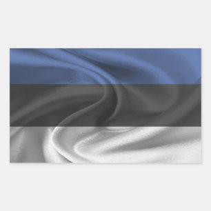 Estonia Flag Rectangular Sticker