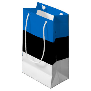 Estonia flag small gift bag