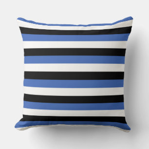 estonia flag stripes country symbol pattern lines  cushion