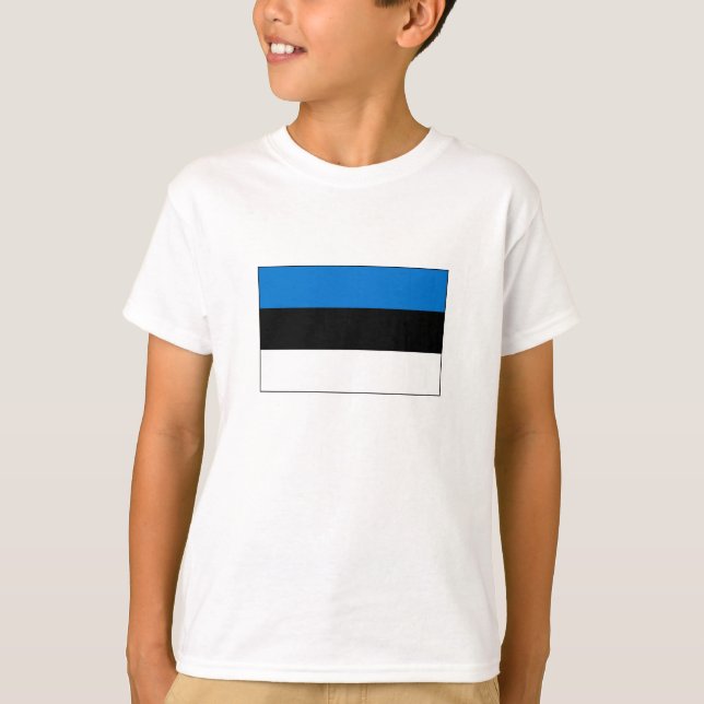 Estonia Flag T-Shirt (Front)