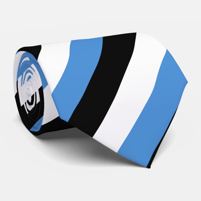 Estonia Flag Tie (Rolled)