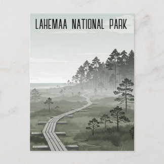 Estonia Lahemaa National Park Travel Postcard