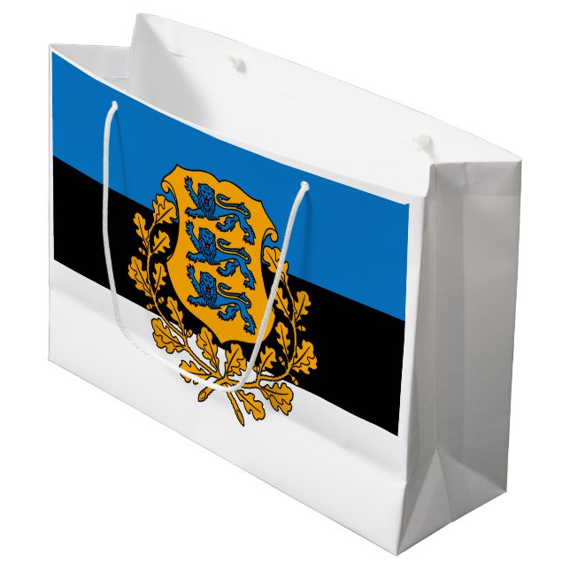 Estonia Large Gift Bag (Front Angled)