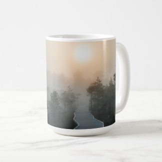 Estonia Nature Early Morning in Viru bog Coffee Mug