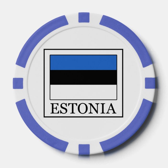 Estonia Poker Chips (Front)