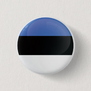 Estonia  Round Icon Flag 3 Cm Round Badge