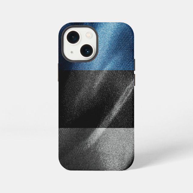 Estonia silk flag iPhone case (Back)