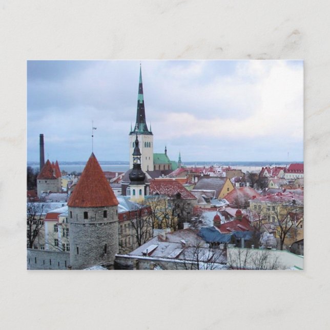 Estonia Skyline Postcard (Front)