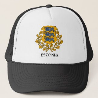 ESTONIA - symbol/coat of arms/flag/colours/emblem Trucker Hat