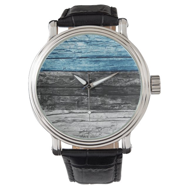 Estonia wooden flag watch (Front)