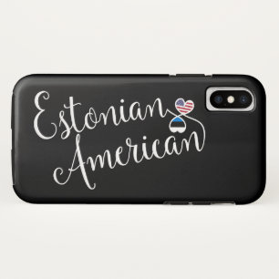 Estonian American Entwined Hearts Cell Phone Case