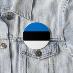 Estonian Flag 7.5 Cm Round Badge