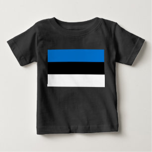 Estonian Flag Baby T-Shirt