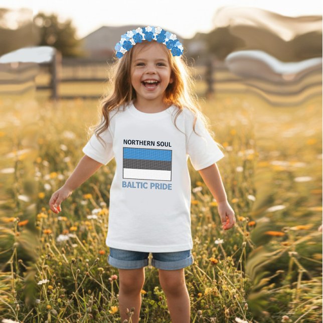Estonian flag baby T-Shirt (Creator Uploaded)