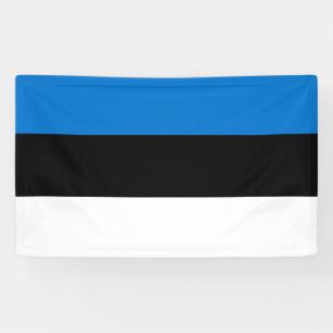 Estonian Flag Banner