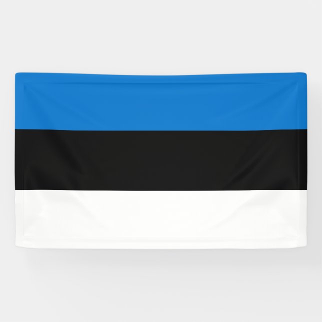 Estonian Flag Banner (Horizontal)