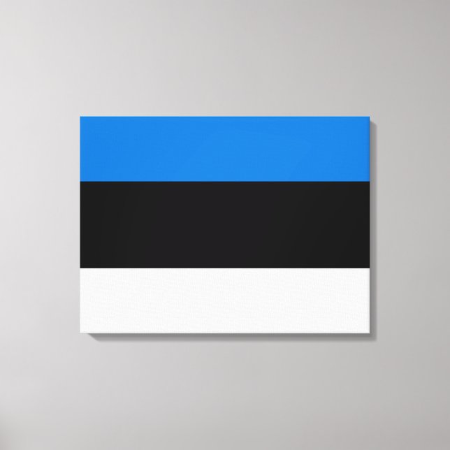 Estonian Flag Canvas Print (Front)