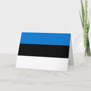 Estonian Flag Card