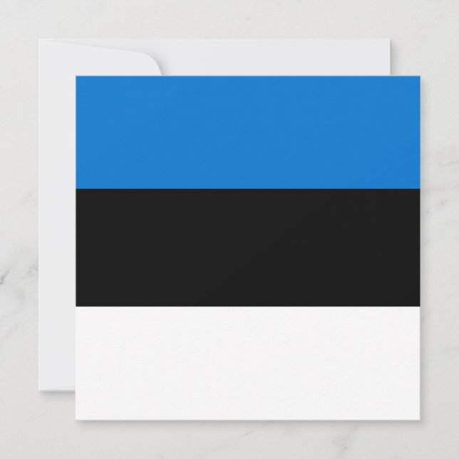 Estonian Flag Card (Front)