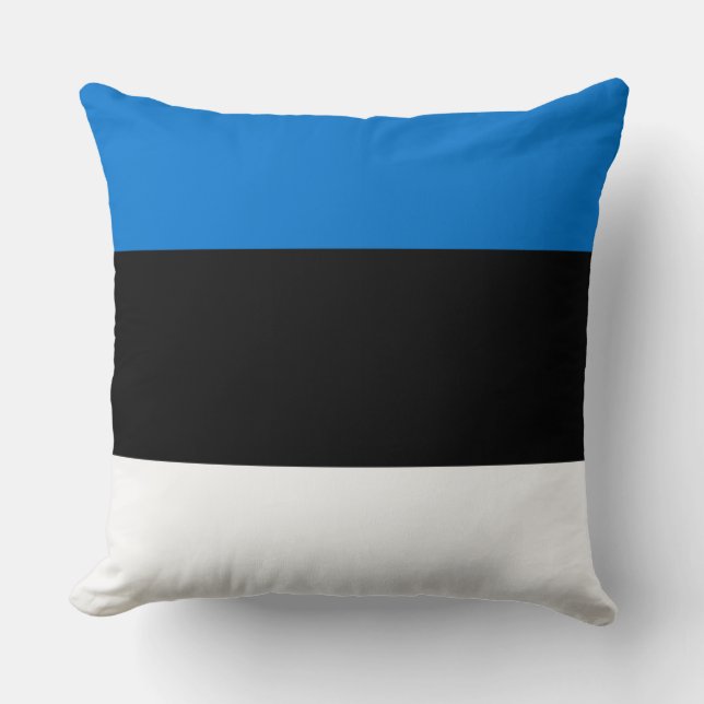 Estonian Flag Cushion (Front)