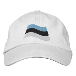 Estonian Flag Embroidered Hat