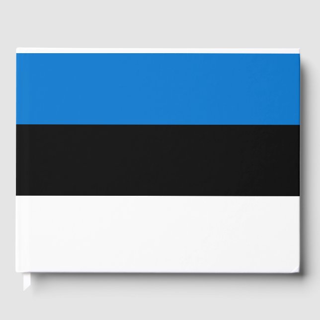 Estonian Flag Guest Book (Front)